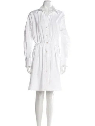 Pre-owned Vince Mini Dress In White