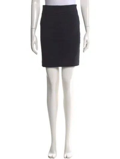 Pre-owned Vince Mini Skirt In Black