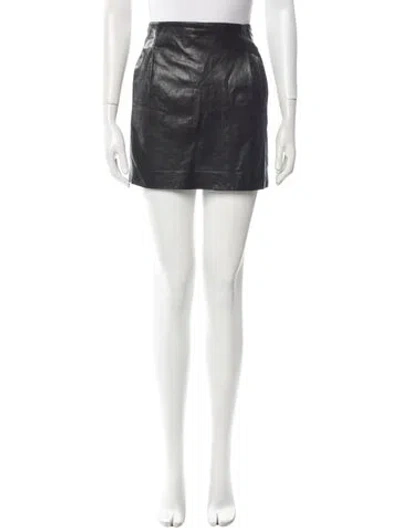 Pre-owned Vince Mini Skirt In Black