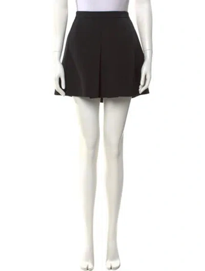 Pre-owned Vince Mini Skirt In Black