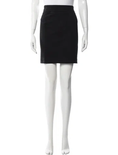 Pre-owned Vince Mini Skirt In Black
