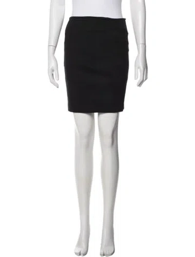 Pre-owned Vince Mini Skirt In Black