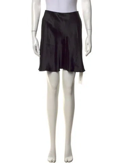 Pre-owned Vince Mini Skirt In Black