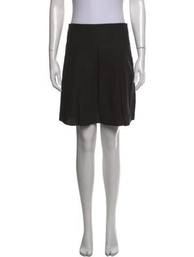 Pre-owned Vince Mini Skirt In Black