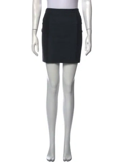 Pre-owned Vince Mini Skirt In Black