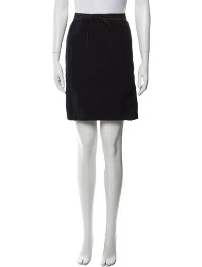 Pre-owned Vince Mini Skirt In Blue