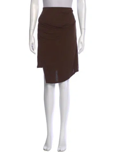 Pre-owned Vince Mini Skirt In Brown