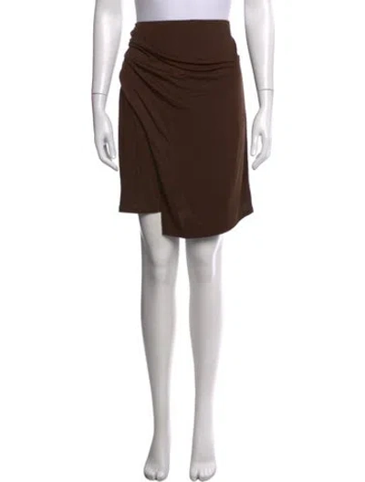 Pre-owned Vince Mini Skirt In Brown