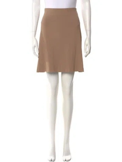 Pre-owned Vince Mini Skirt In Neutral