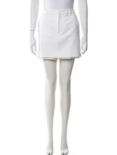 Pre-owned Vince Mini Skirt In Neutral