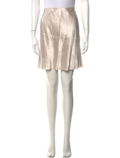 Pre-owned Vince Mini Skirt In Neutrals
