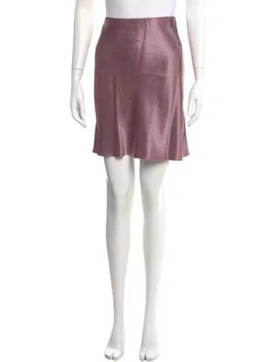 Pre-owned Vince Mini Skirt In Purple