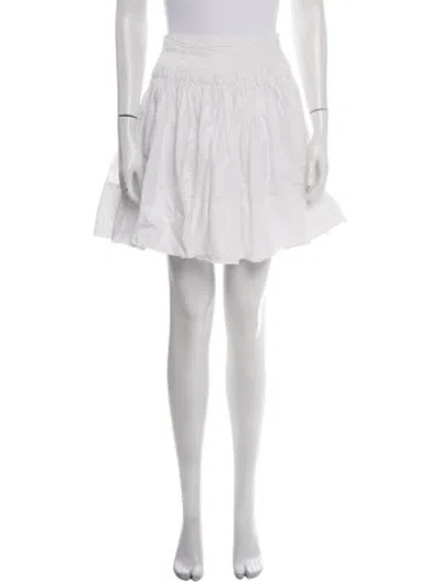 Pre-owned Vince Mini Skirt In White
