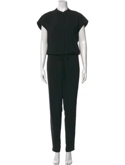 Pre-owned Vince Mock Neck Jumpsuit In Black