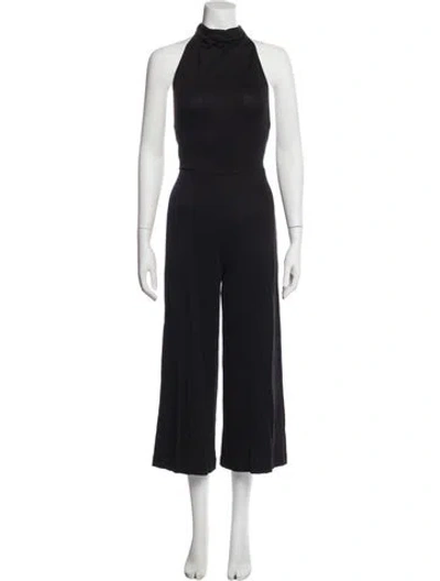 Pre-owned Vince Mock Neck Jumpsuit In Grey