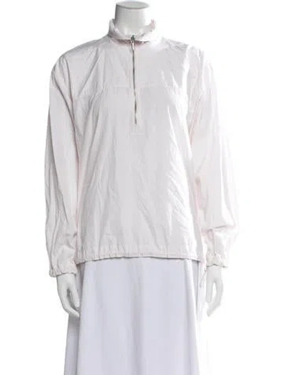 Pre-owned Vince Mock Neck Long Dress In Pink