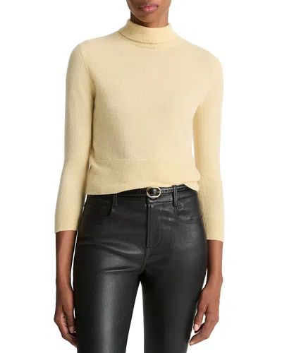 Vince Mock Neck Sweater In Black