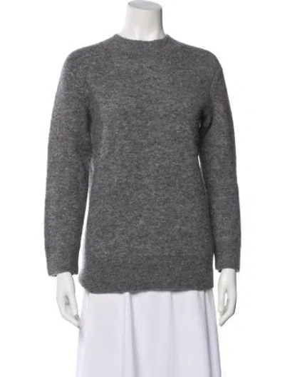 Pre-owned Vince Mock Neck Sweater In Gray