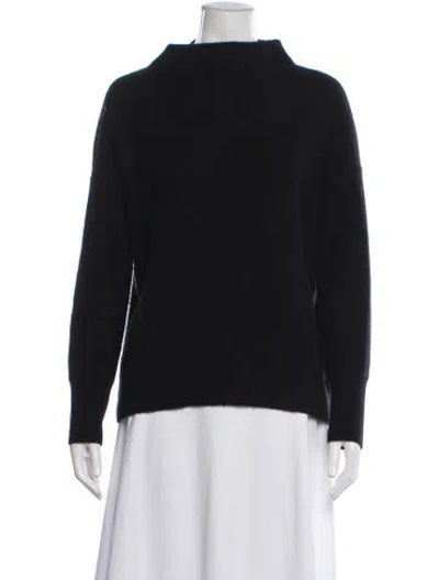 Pre-owned Vince Mock Neck Sweater In Grey