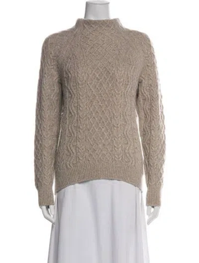Pre-owned Vince Mock Neck Sweater In Multi