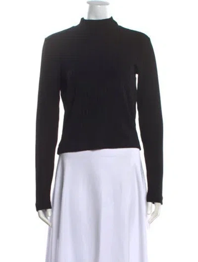 Pre-owned Vince Mock Neck Sweater W/ Tags In Black