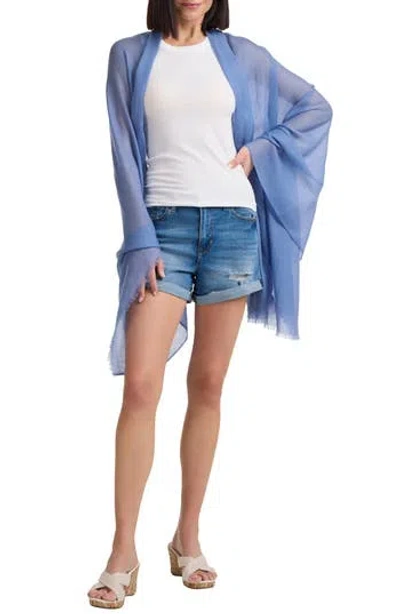 Vince Modal & Cashmere Scarf In Azure Gem
