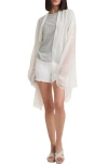 Vince Modal & Cashmere Scarf In Optic Whiter