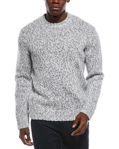 VINCE VINCE MOTTLED MARL WOOL-BLEND CREWNECK SWEATER
