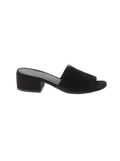 Pre-owned Vince Mule/clog In Black