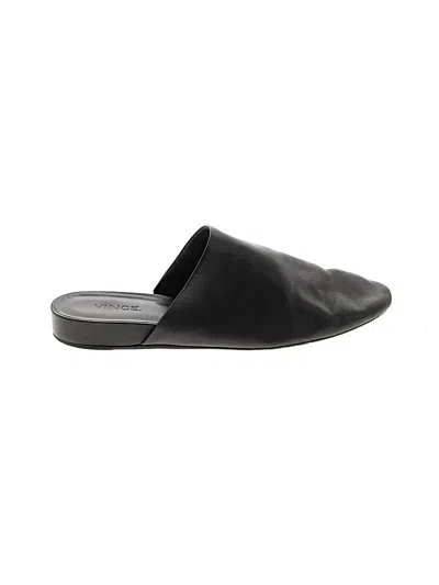 Pre-owned Vince Mule/clog In Black