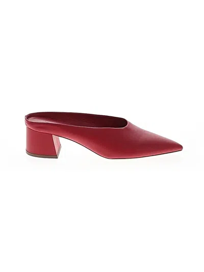 Pre-owned Vince Mule/clog In Red