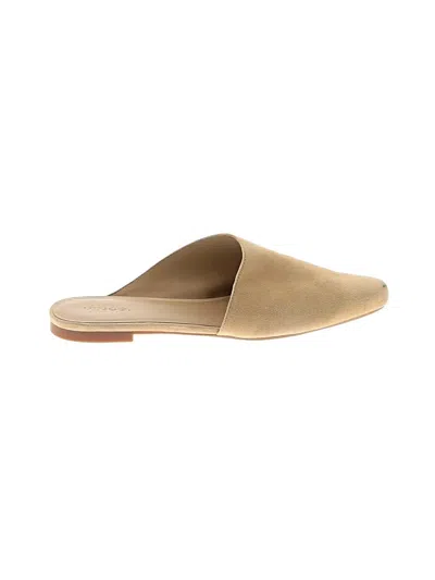Pre-owned Vince Mule/clog In Tan