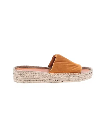 Pre-owned Vince Mule/clog In Tan