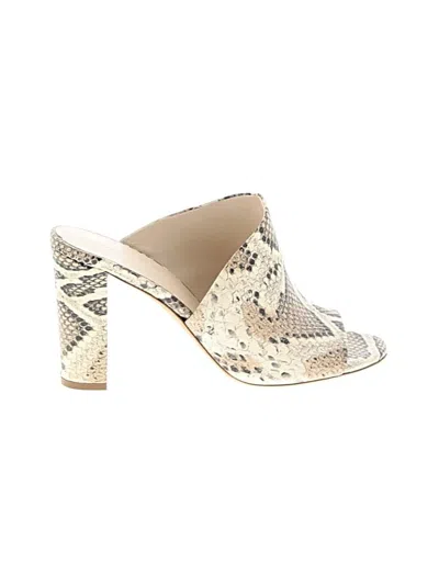 Pre-owned Vince Mule/clog In White