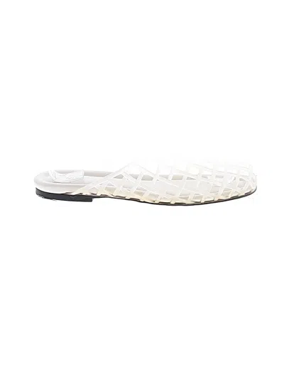 Pre-owned Vince Mule/clog In White