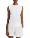 Vince Pima Cotton Muscle Tee In Optic White