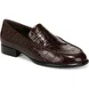 Vince Naomi Croco Embossed Loafers