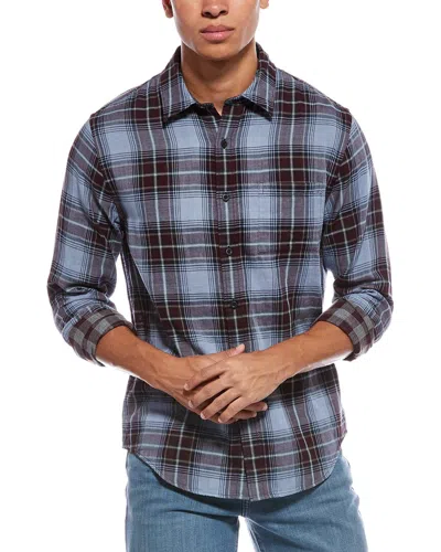 Vince Napa Plaid Shirt In Blue