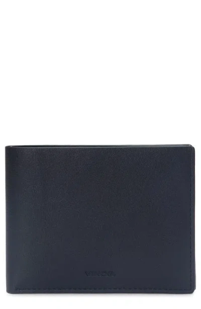 Vince Nappa Leather Bifold Wallet In Black