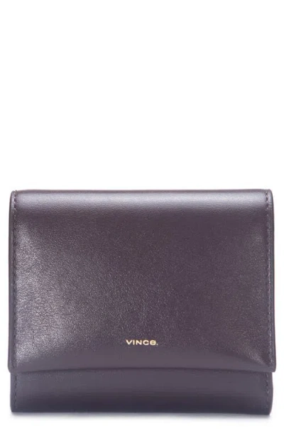 Vince Nappa Simple Trifold Wallet In Purple