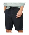 Vince Navy Blue Drawstring Shorts In Black