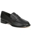 Vince Naomi Sleek Leather Loafers In Black