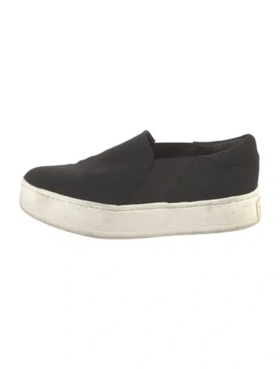 Pre-owned Vince Neoprene Loafers In Black