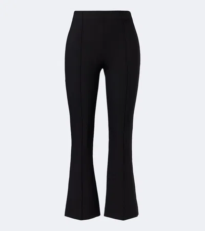 Vince Niki Cropped Flared Pants In Black