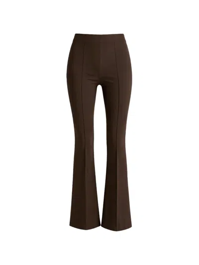 Vince Niki Flared Trousers In Brown