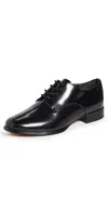 Vince Niko Calf Leather Derby Shoes In Black
