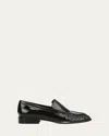 Vince Nora Patent Leather Loafers In Black