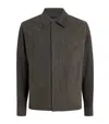 Vince Modern Lambskin Trucker Jacket In Multi