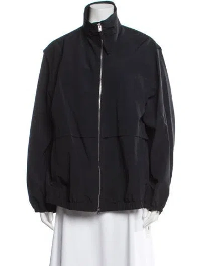 Pre-owned Vince Nylon Bomber Jacket In Gray