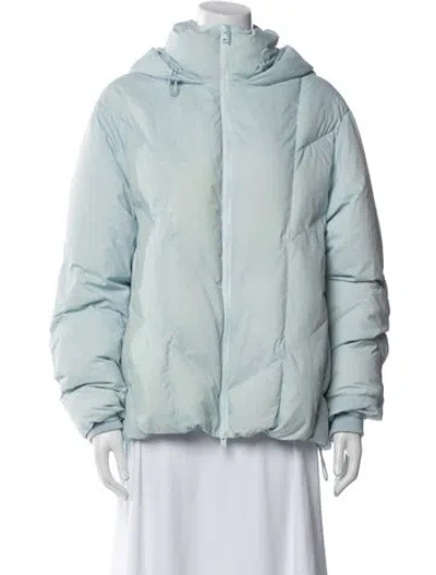 Pre-owned Vince Nylon Down Jacket In Blue
